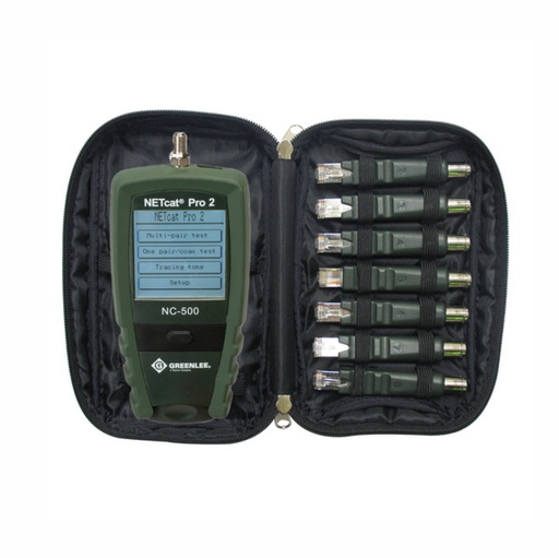 [HER.03.026] [NC-520] GREENLEE Probador de cableado estructurado