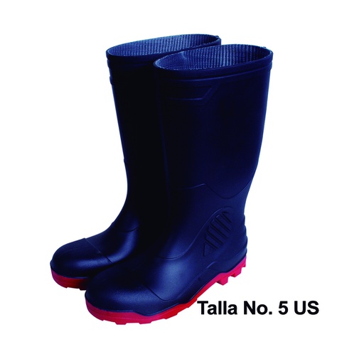 [HER.04.732] [137550] SURTEK Botas de seguridad industriales de PVC talla 5 US