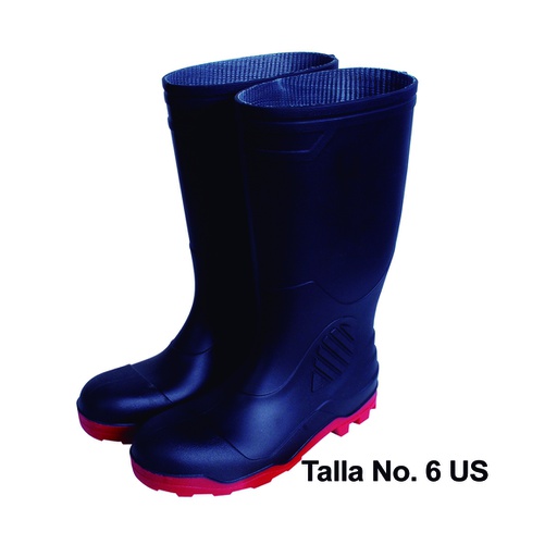 [HER.04.733] [137551] SURTEK Botas de seguridad industriales de PVC talla 6 US