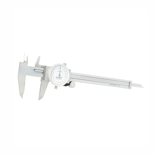 [HER.04.743] [122201] SURTEK Calibrador pie de rey con carátula de 0-150mm